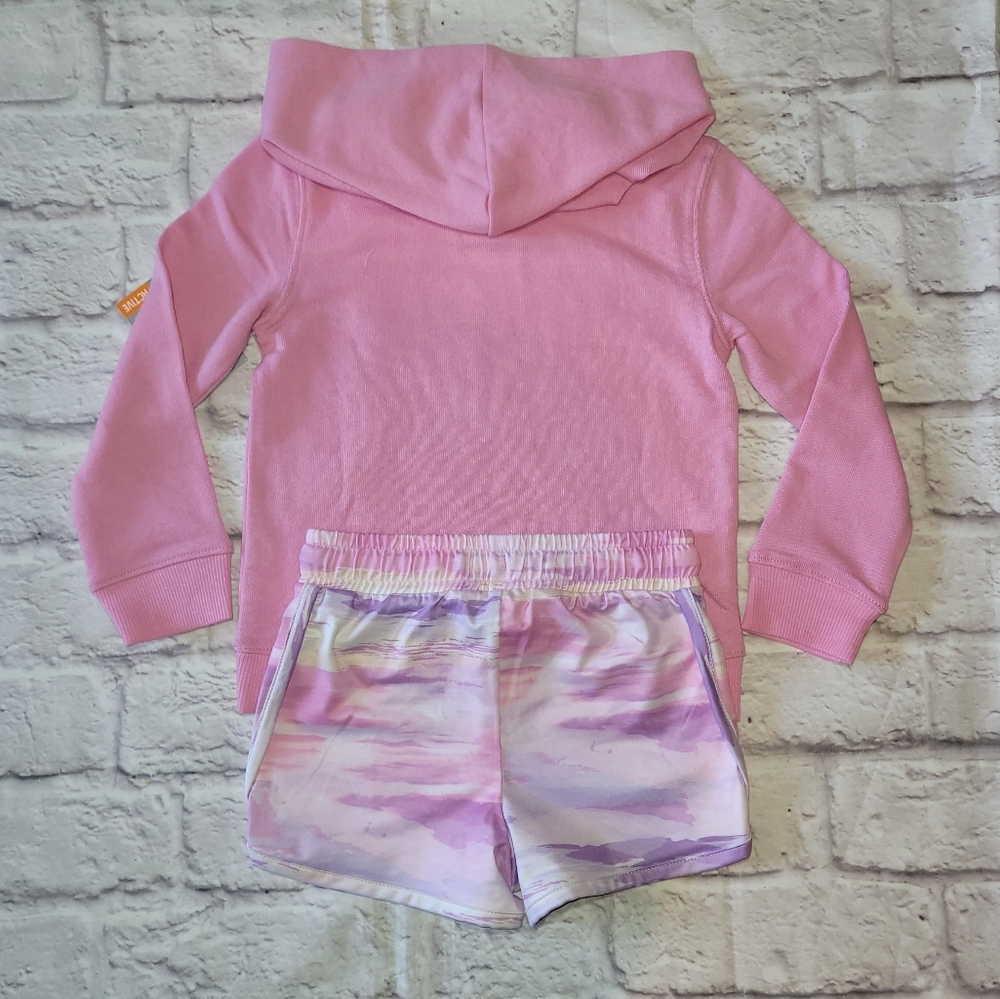 Baby & Toddler Girl Jumping Beans® Active Pullover Shirt & Shorts Set - Picture 4 of 5
